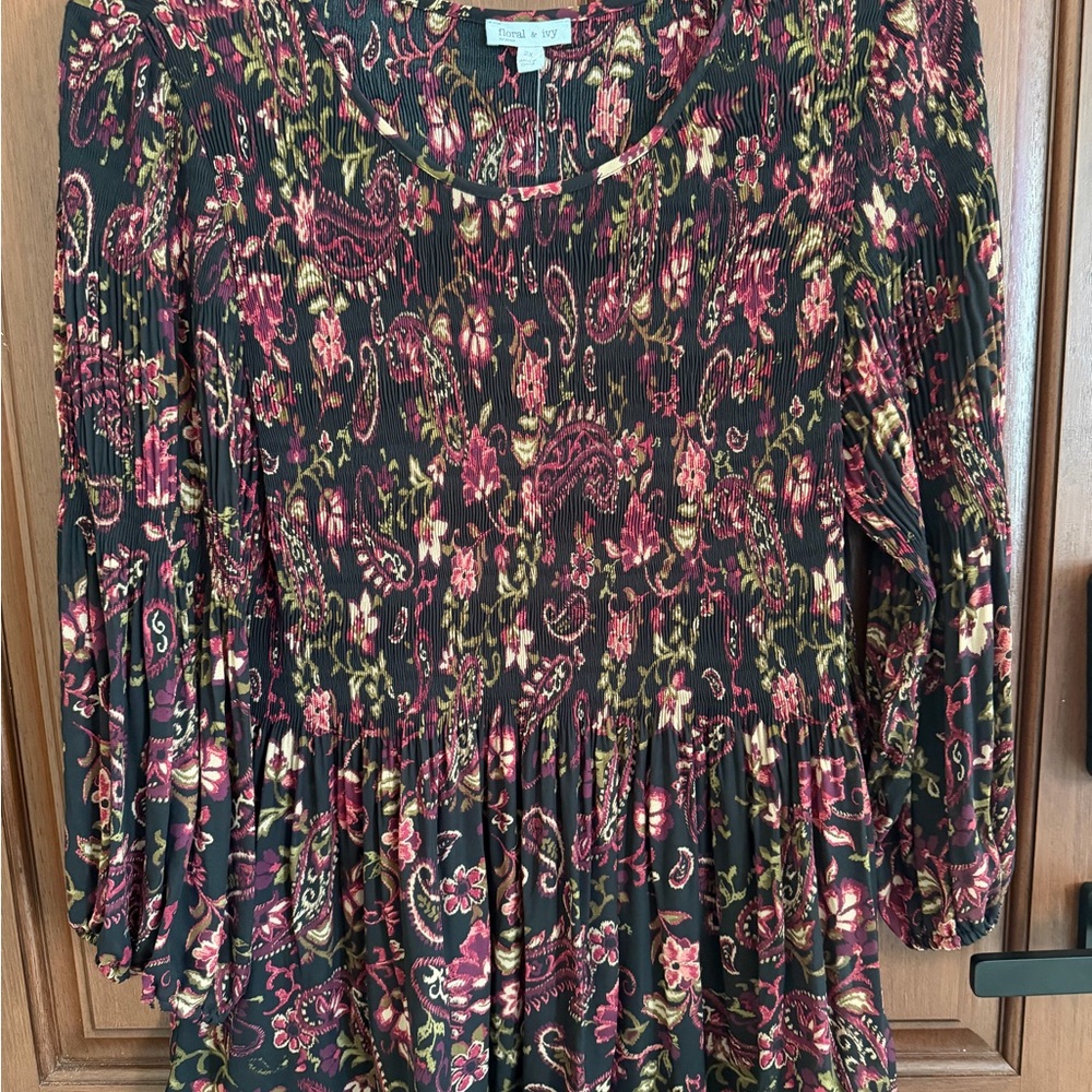 Elegant Floral Print Blouse